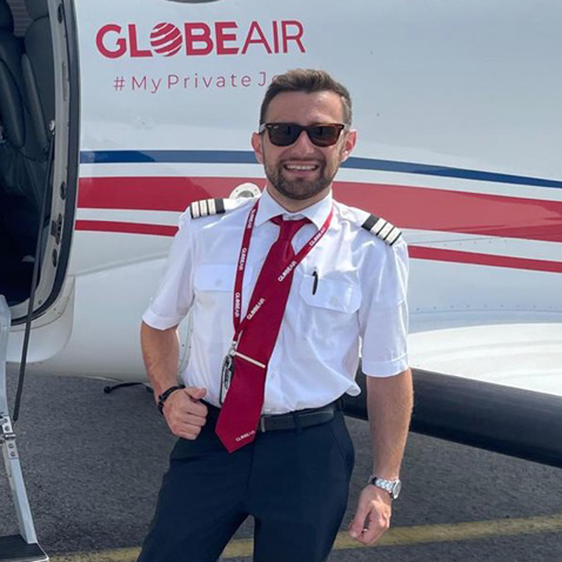 Matteo Salanitro, First Officer C510 Globe Air